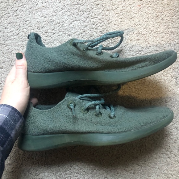 Allbirds Olive Wool Runners - Picture 2 of 5